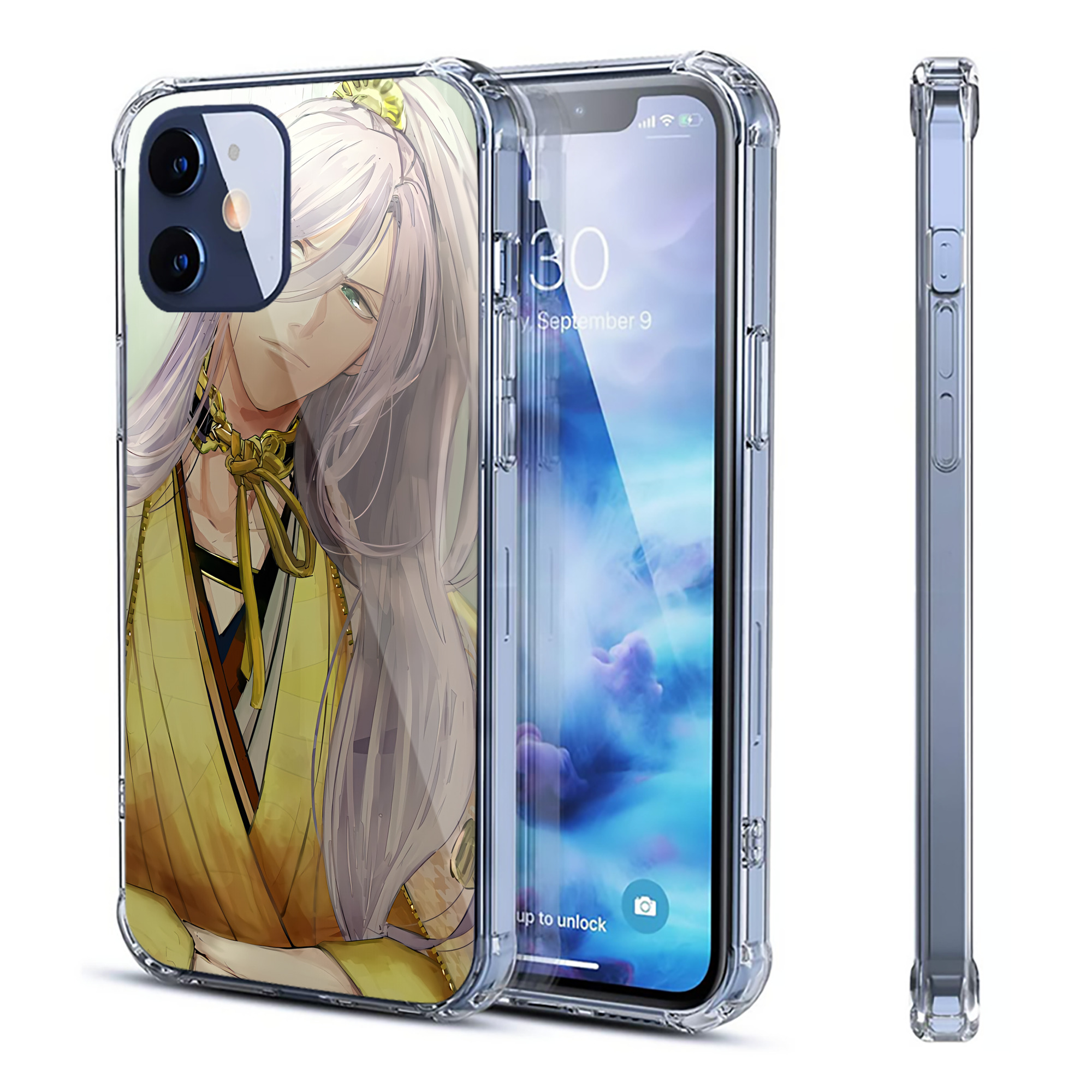 （画像用） 刀剣乱舞 Touken Ranbu 【iPhone 12シリーズ対応】透明スマホケース（クリアソフトケース）